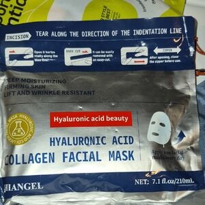 Angel Hyaluronic Acid Collagen Facial Mask — Silver/Blue